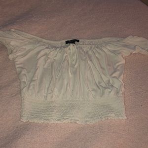 forever21 white off the shoulder top